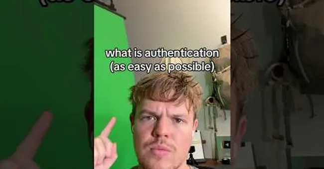 What is authentication (as easy as possible)