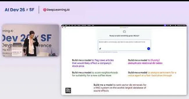 AI Dev 26 x SF | Manos Koukoumidis & Stefan Webb: VibeML: Build your AI model in hours, not months
