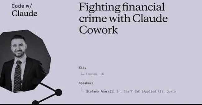 Fighting financial crime with Claude Cowork