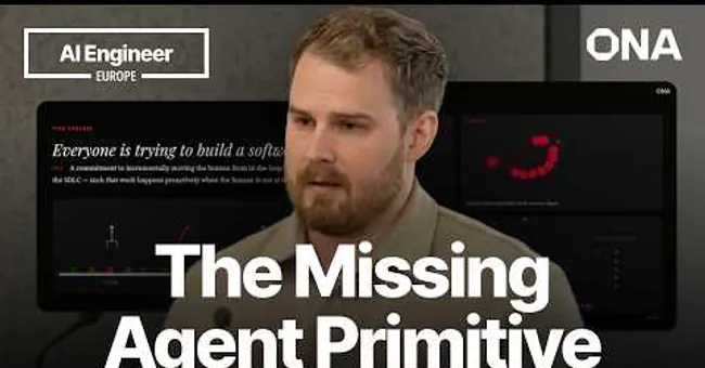 The Missing Primitive for Agent Swarms — Lou Bichard, Ona