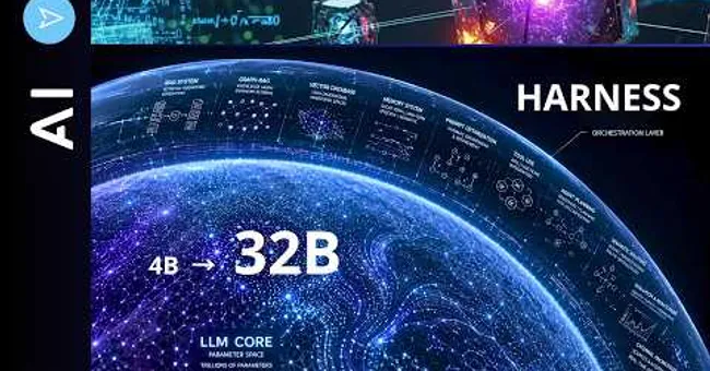4 Layer "AI Harness" For LLMs (+54%). Really?