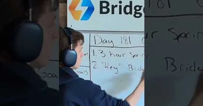 We are building wake word detection so you can just say "Hey, Bridge" instead of tapping to listen