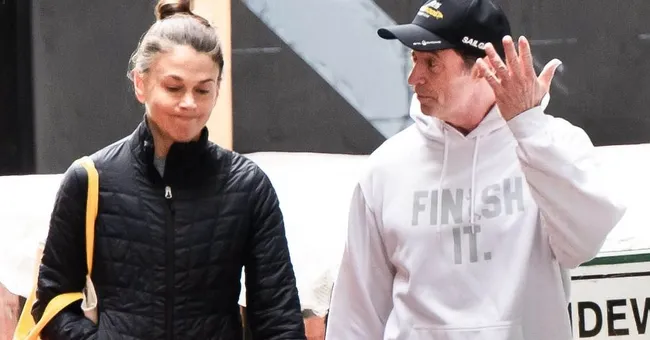 Hugh Jackman and Sutton Foster tense after being ‘blindsided’ by ex