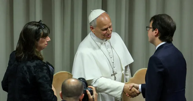 To Understand Pope Leo’s Efforts on A.I., Look at the Man Shaking His Hand