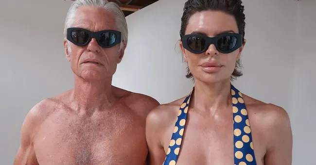 Lisa Rinna goes topless during NSFW shoot with Harry Hamlin