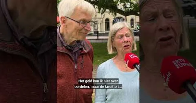 Aagje en Theo willen weer water uit deze fontein | RTV Utrecht