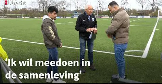 Deze voetbalclub werkt met vrijwilligers uit het azc I Margreet in het azc #5 I RTV Utrecht