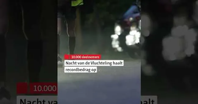 👏 Nacht van de Vluchteling haalt 2 miljoen euro op #shorts #nachtvandevluchteling