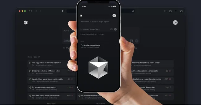 Cursor Mobile - Vos agents de coding pilotés depuis iPhone