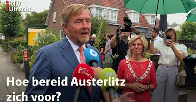 Koning bezoekt Austerlitz vanwege hoog risico op natuurbranden | RTV Utrecht