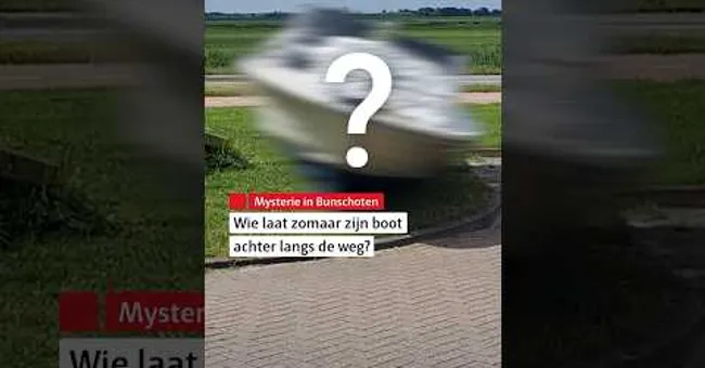 👀 Groot mysterie met een boot? #shorts